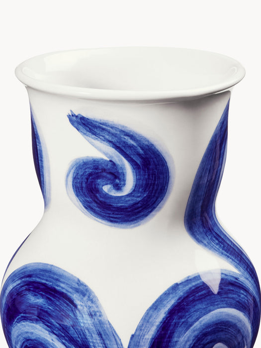 Hand-Painted Vase Tulle H 23 cm