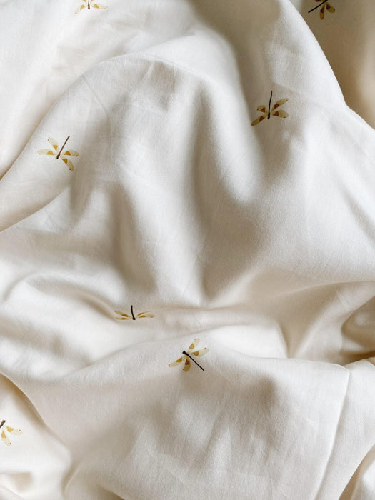 Cotton Sateen Bedding Dragonfly 135x200 cm 1 pillow 80x80 cm