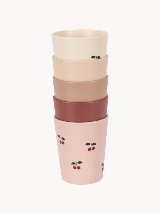 Kids Cups Cherry Set of 5