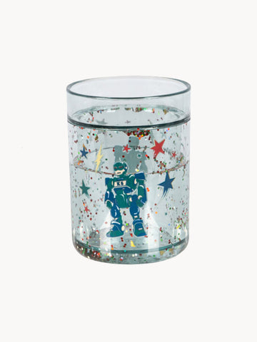 Hero Robot Kids Glitter Tumblers, Set of 2
