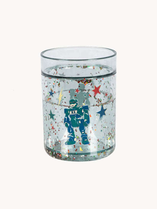 Kids Glitter Tumblers Hero Robot Set of 2
