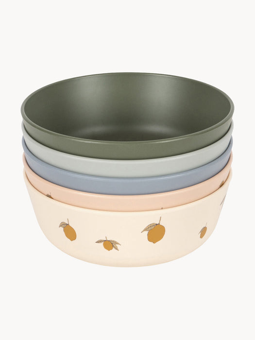Kids Bowls Lemon Set of 5