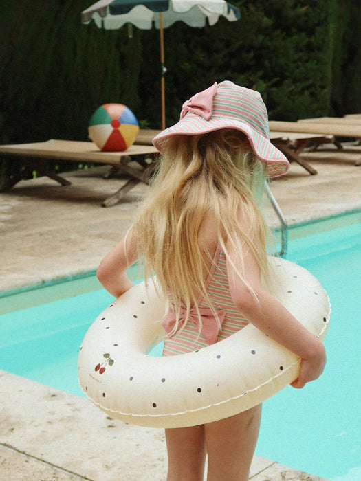 Kids Swim Ring Navy Dot