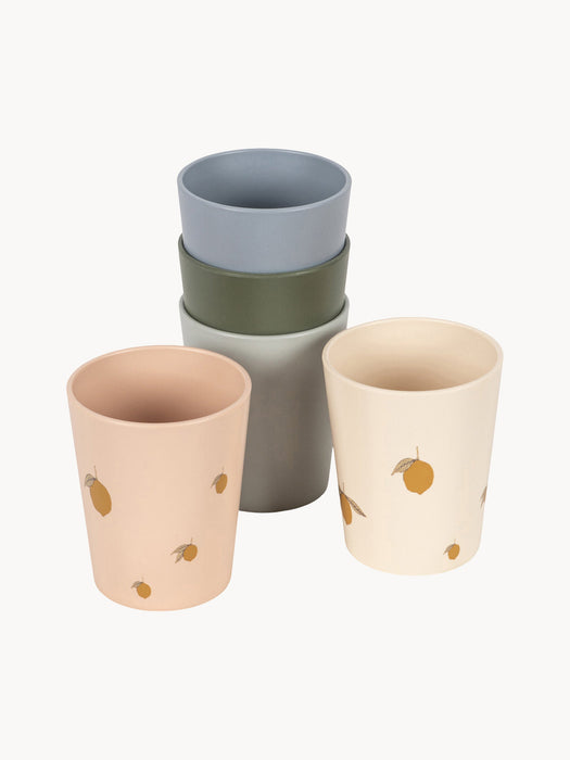 Kids Cups Lemon Set of 5
