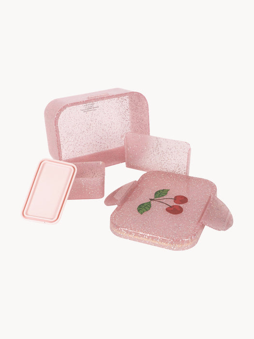 Kids Glitter Lunch Box Cherry