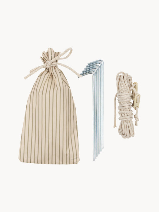 Kids Pop-Up Beach Tent Tea Stripe