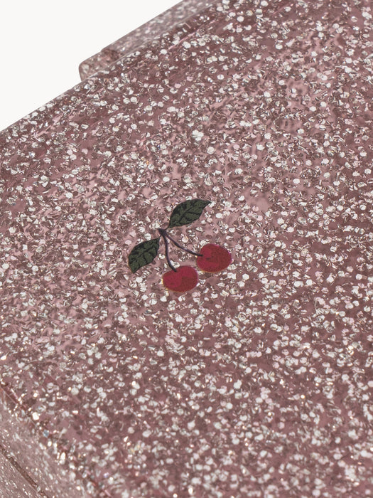 Kids Glitter Lunch Box Cherry