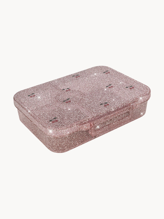 Kids Glitter Lunch Box Cherry