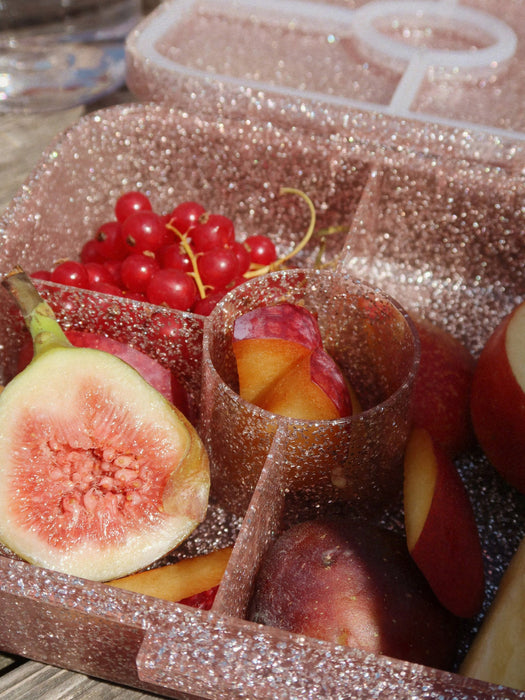 Kids Glitter Lunch Box Cherry