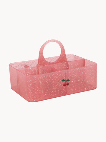 Cherry Glitter Storage Organiser