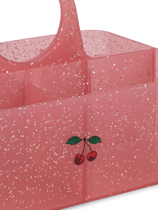 Cherry Glitter Storage Organiser