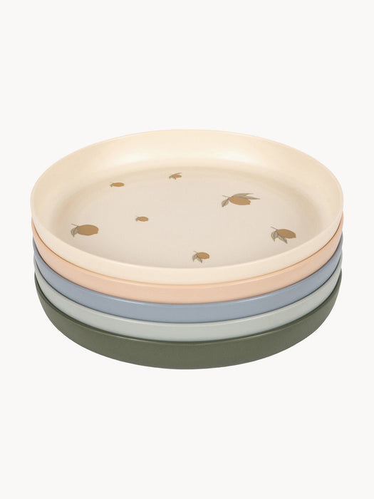 Kids Plates Lemon Set of 5