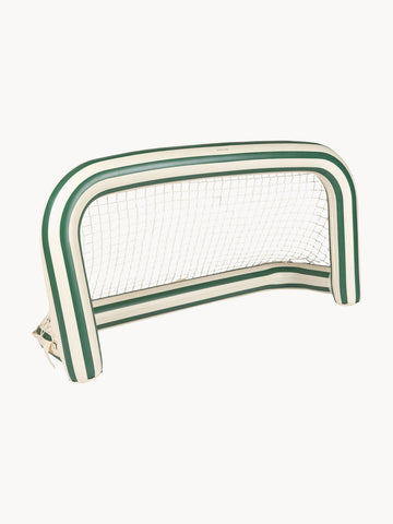 Green Stripe Inflatable Goal with Ball