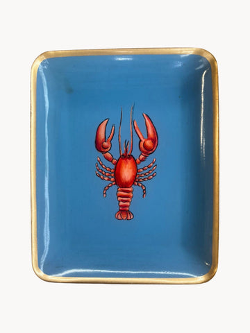 Tropical Hand-Painted Serving Platter
