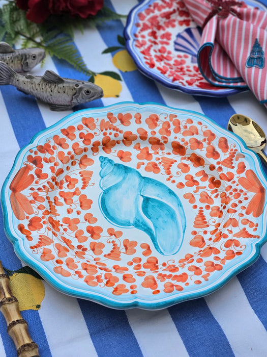 Hand-Painted Ceramic Tableware Set Menagerie 1 Person Set of 2
