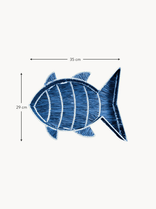 Handmade Raffia Basket Fish