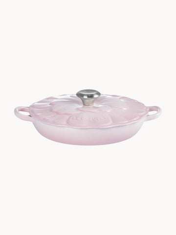 Petal Cast Iron Shallow Casserole