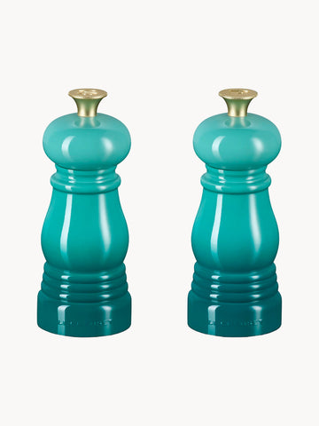 Creuset Salt and Pepper Mills with Ceramic Grinder, Set of 2
