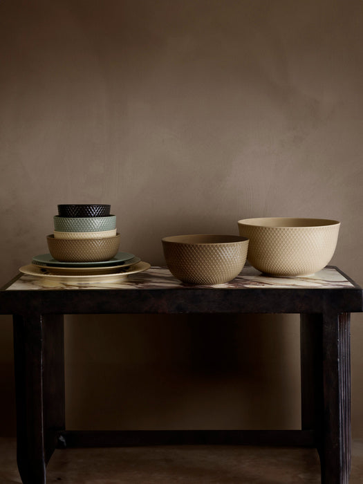 Porcelain Bowl Rhombe Earth