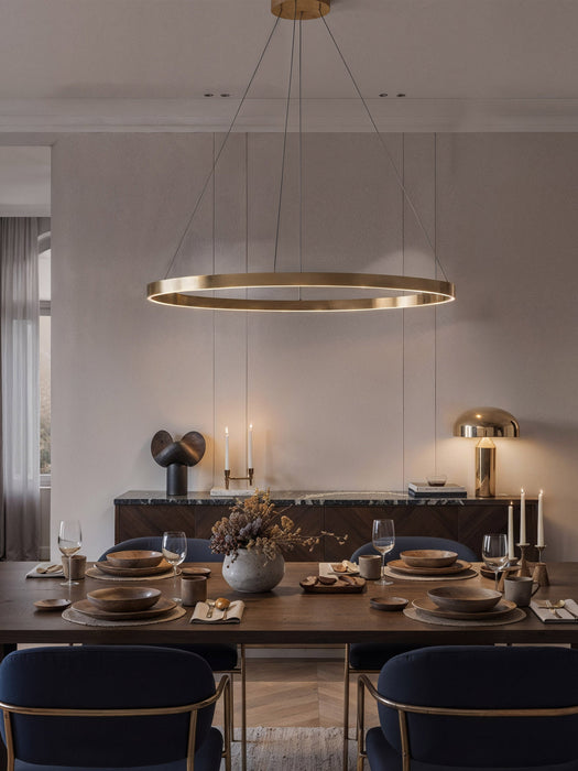 Large LED Pendant Light Rim