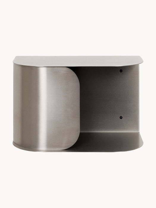 Wall-Mounted Stainless Steel Bedside Table Brushy