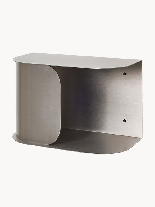 Wall-Mounted Stainless Steel Bedside Table Brushy