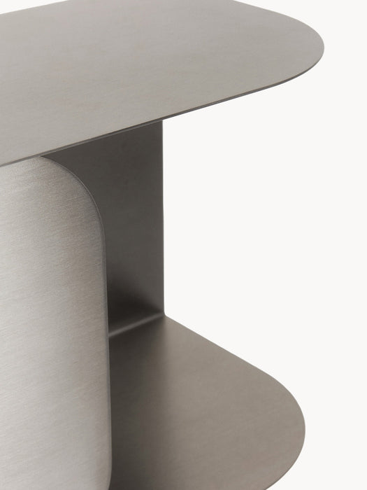 Wall-Mounted Stainless Steel Bedside Table Brushy