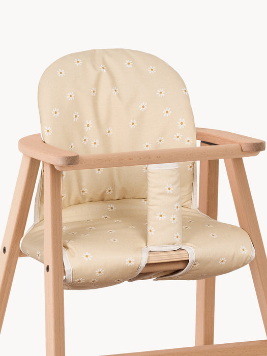 Cotton High Chair Seat Cushion Growing Green