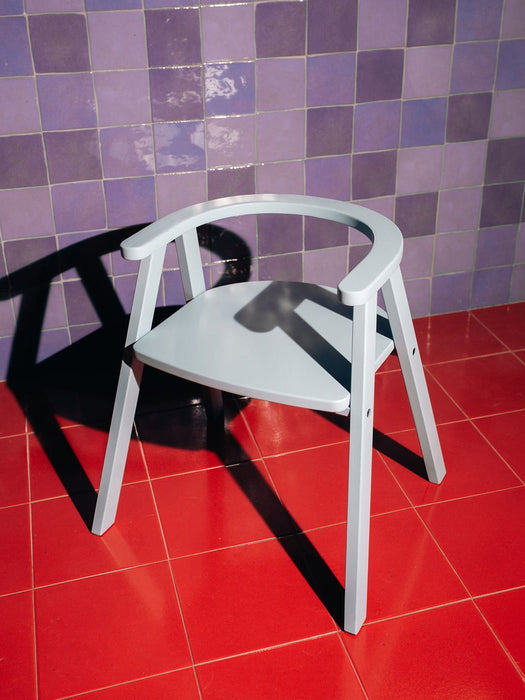 Kids Oak Wood Chair Growing Green