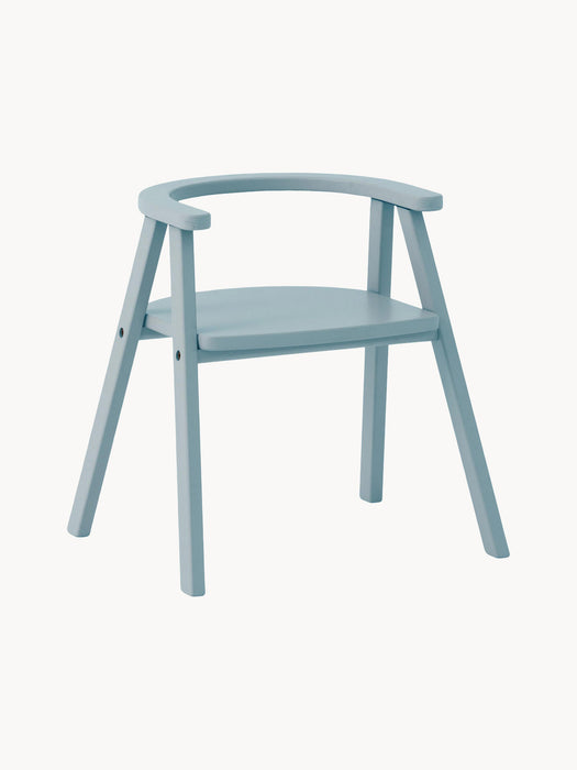 Kids Oak Wood Chair Growing Green