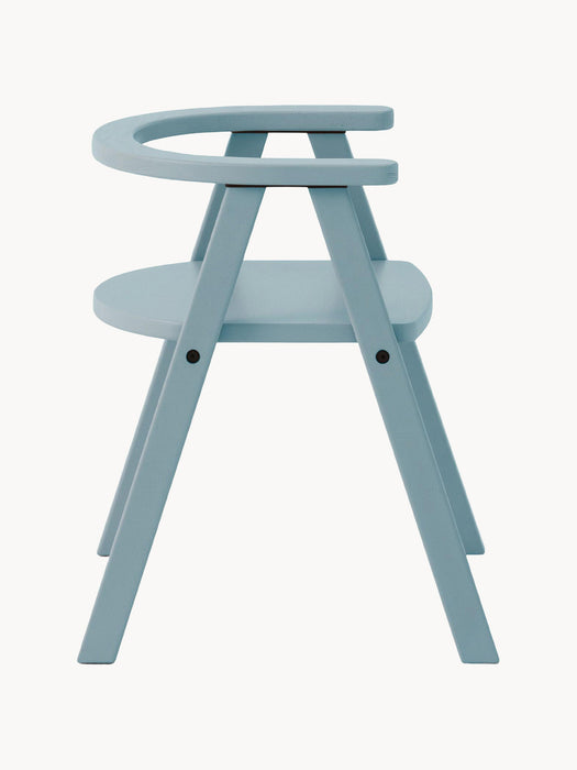Kids Oak Wood Chair Growing Green