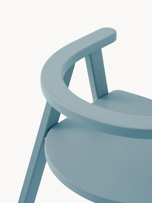 Kids Oak Wood Chair Growing Green
