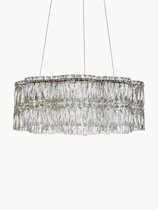 Dimmable LED Crystal Glass Chandelier Nuvia