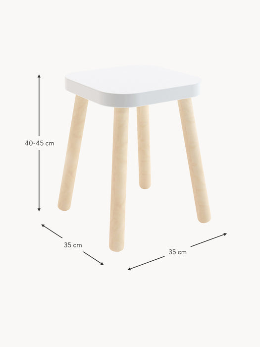Kids Handmade Stool Square