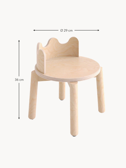 Kids Handmade Chairs Moss Set of 2