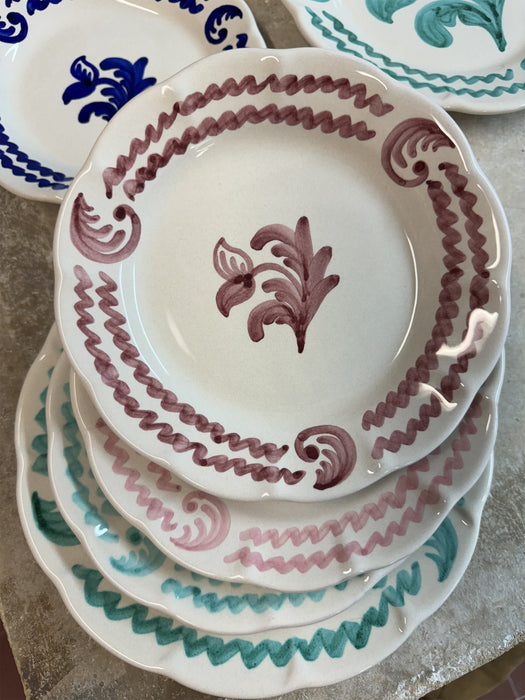 Hand-Painted Breakfast Plate Antica