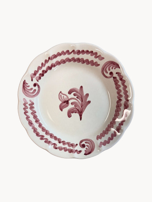 Hand-Painted Breakfast Plate Antica