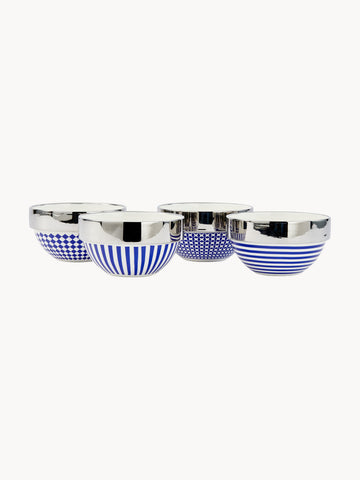 Aunty Porcelain Small Bowls, Set of 4