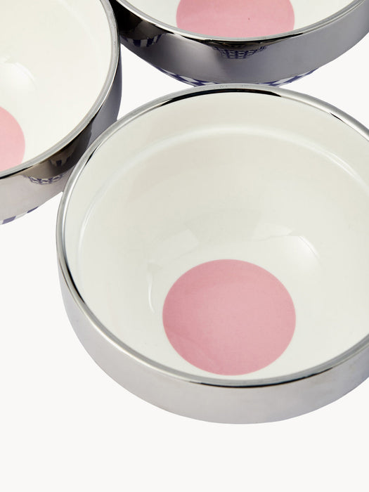 Aunty Porcelain Small Bowls, Set of 4