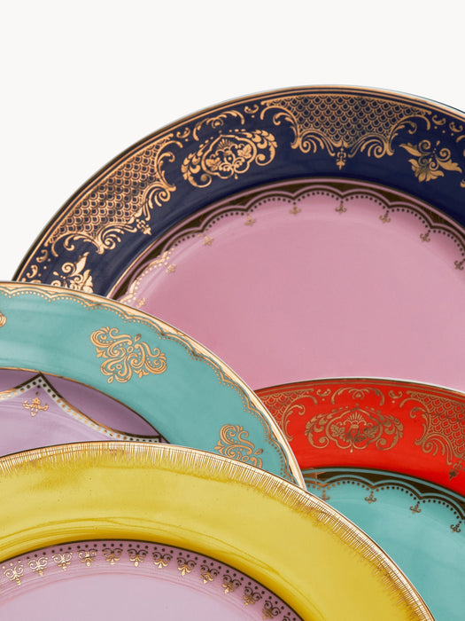 Porcelain Dinner Plates Grandpa Set of 4