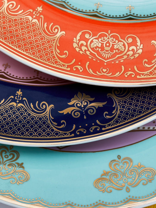 Porcelain Dinner Plates Grandpa Set of 4