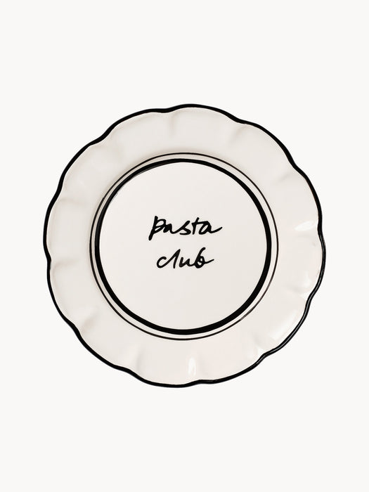 Hand-Painted Breakfast Plate Bistro