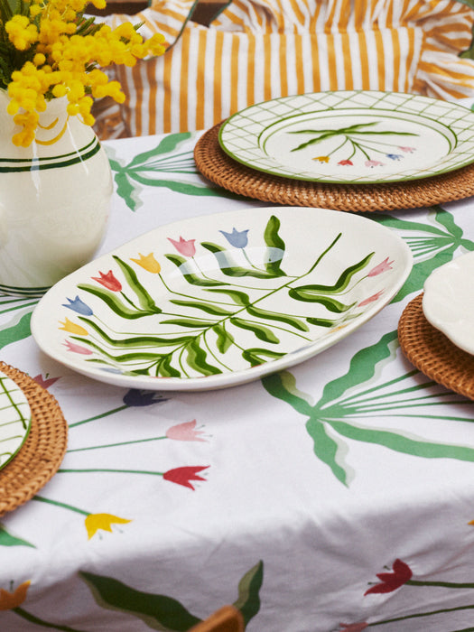 Hand-Painted Serving Platter Madelen M llard