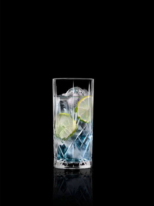 Crystal Highball Glasses Mixology Set of 4
