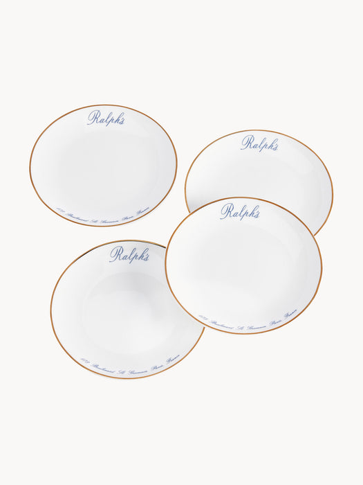Small Dessert Plates Paris Set of 4