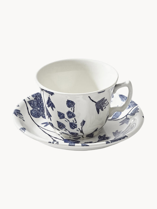 Tea Cup Garden Vine with Saucer