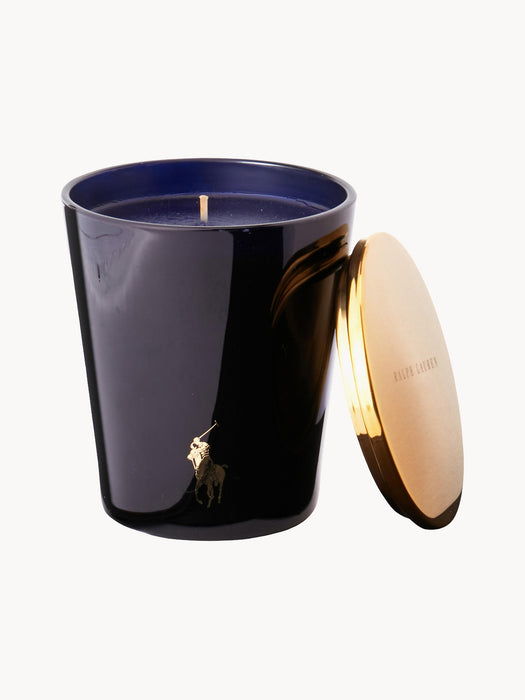 Scented Candle Round Hill Lemon Lavender White Tea Musk