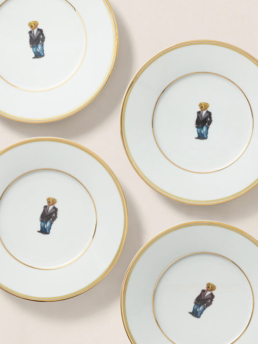 Porcelain Dinner Plates Wilshire Set of 4