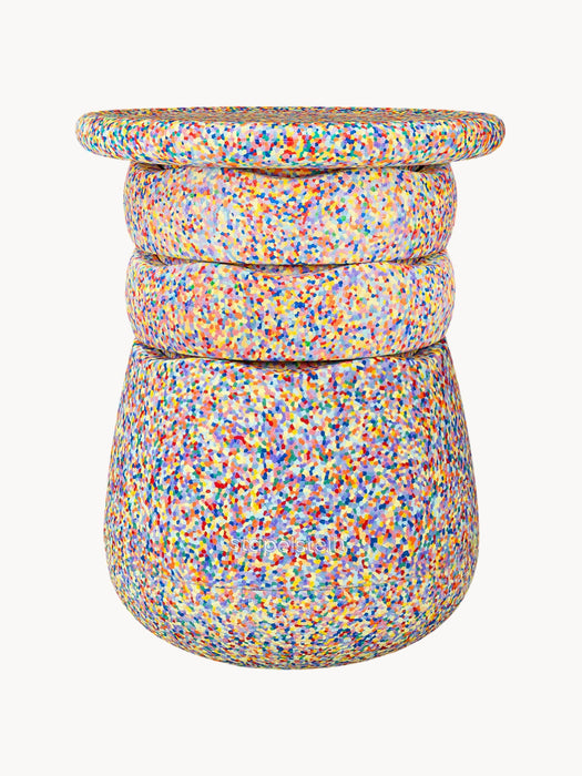 Kids Storage Pouf Dynamic with Stacking Stones Set of 5