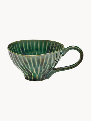 Verde Lanza Hand-Finished Mugs, Set of 2